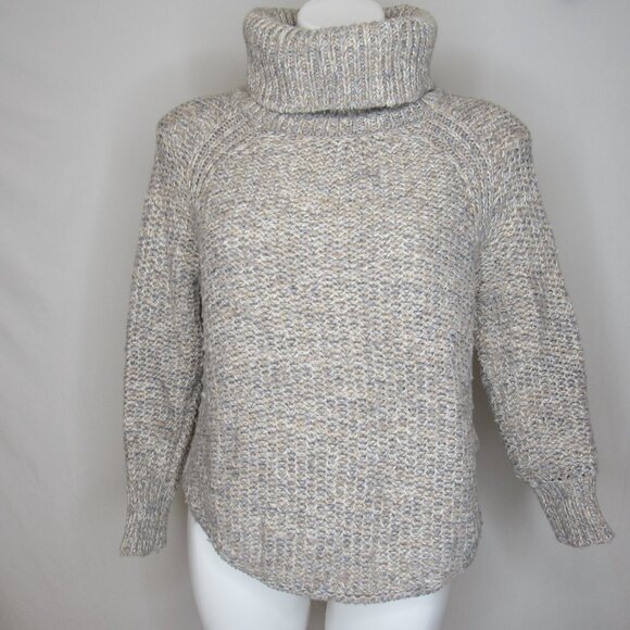 Prana CALLISTO Oatmeal Turleneck Sweater Women's S Small - Picture 5 of 9